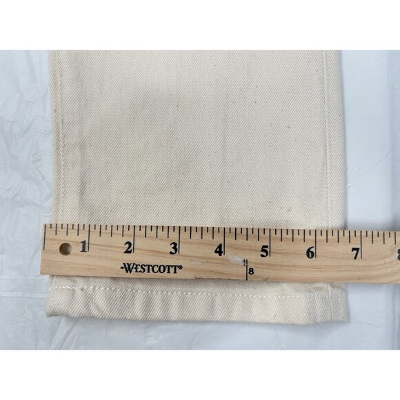 Taylor Stitch Slim Organic Selvedge Jean Men’s 30x34 Natural Button Fly Rivets - Picture 16 of 16